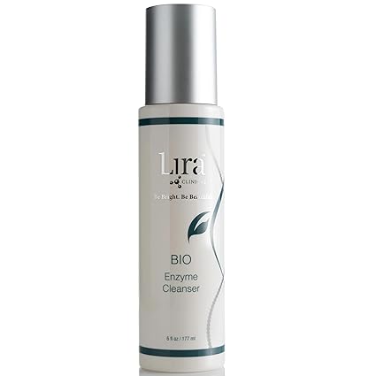 Lira Clinical BIO Enzyme Cleanser for Sensitive Skin Control - Papaya Enzyme Gel Face Wash - Hydrophilic Exfoliating Facial Cleanser - Deep Cleansing Skincare with Hydrating Care - 6 Ozvvvv