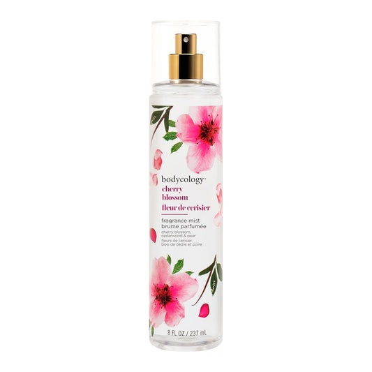 Bodycology Long-Lasting Fragrance Body Mist, Cherry Blossom, 8 fl oz