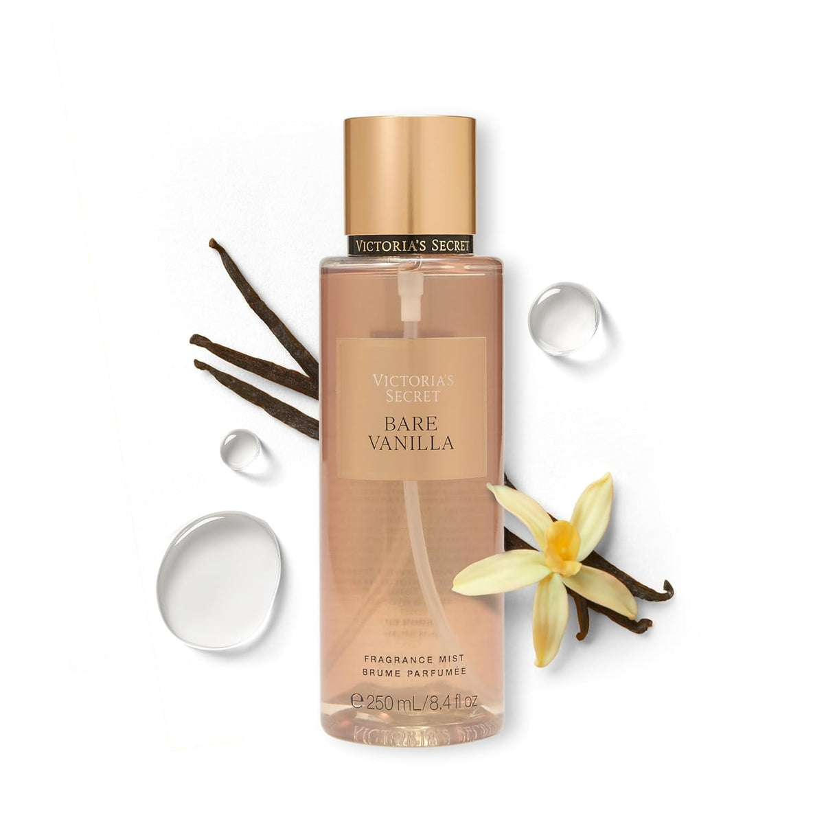 Victoria's Secret Body Fragrance Mist, Bare Vanilla - 8.4 fl oz