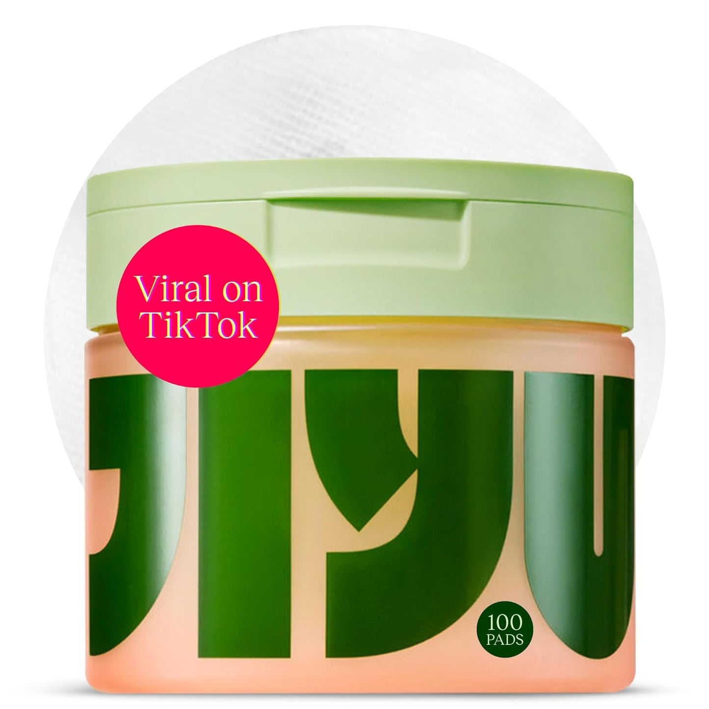 JiYu Toning Polish Pads - Korean Skincare for Dark Spots, Wrinkles & Dull Skin 100 Count