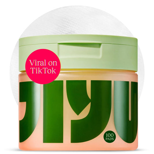 JiYu Toning Polish Pads - Korean Skincare for Dark Spots, Wrinkles & Dull Skin 100 Count