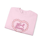 Girl Mom Sweatshirt, Motherhood Gift, Mom Life Apparel, Crewneck Jumper,