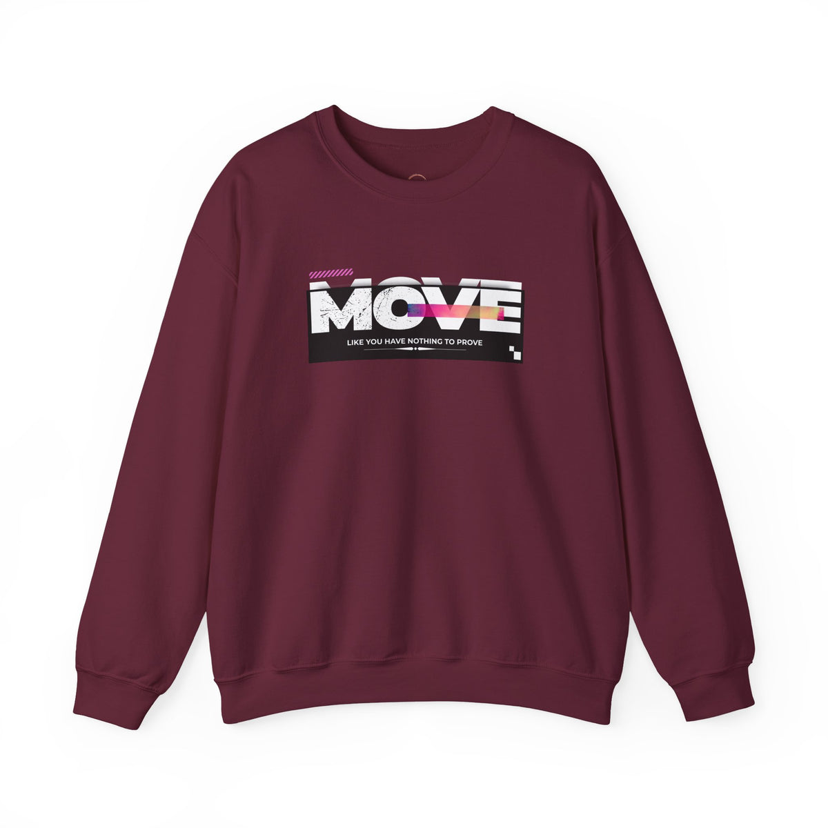 Move Retro Glitch Crewneck Sweatshirt