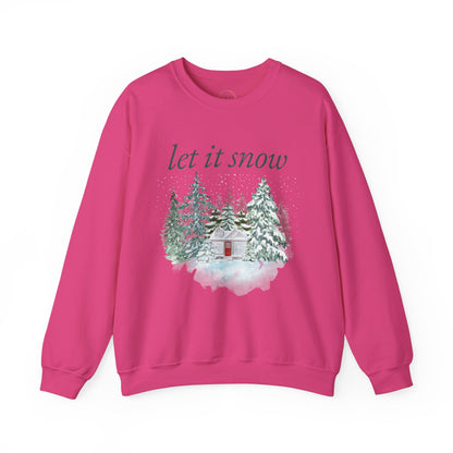 Snow Pine Tree Sweatshirt - Unisex