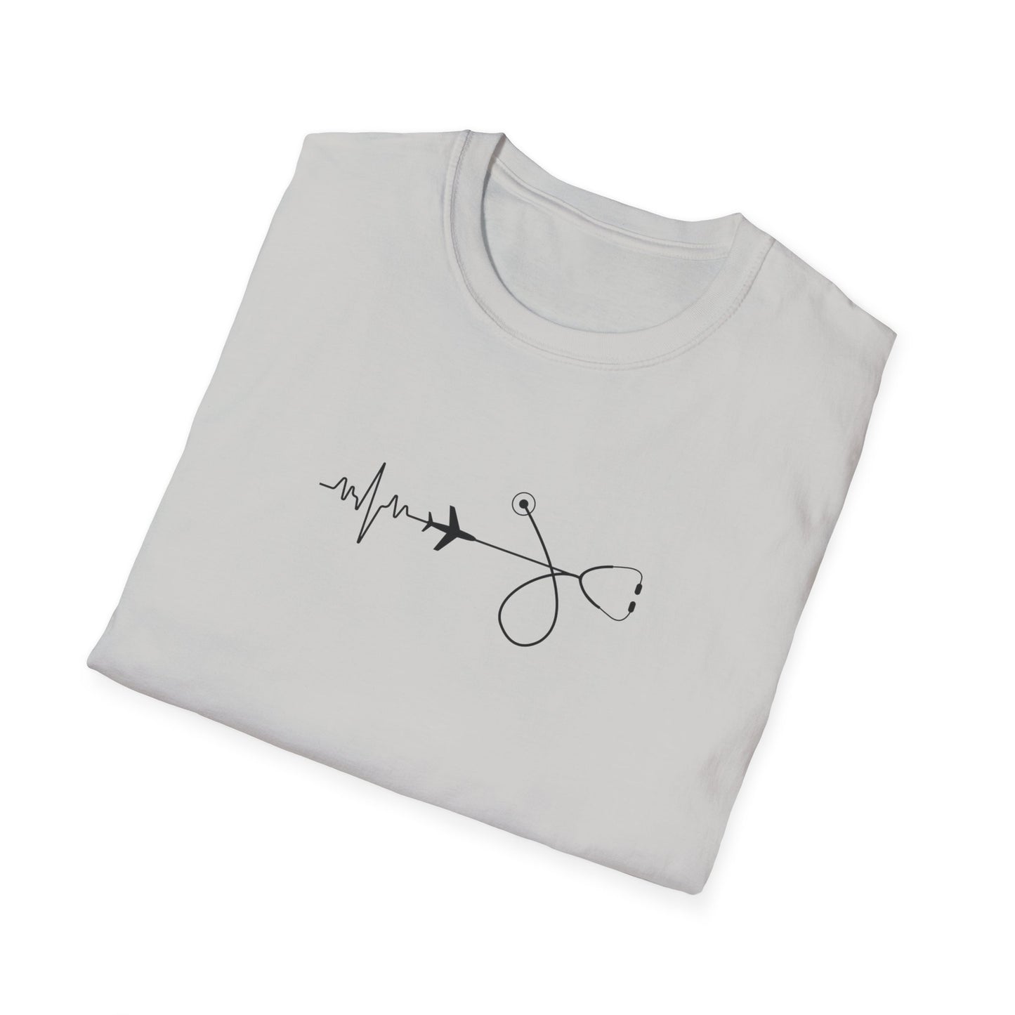 Heartbeats & Healing Unisex T-Shirt, Medical Nurse Doctor Gift