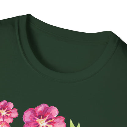 Botanical Bliss T-Shirt - Floral Print Tee