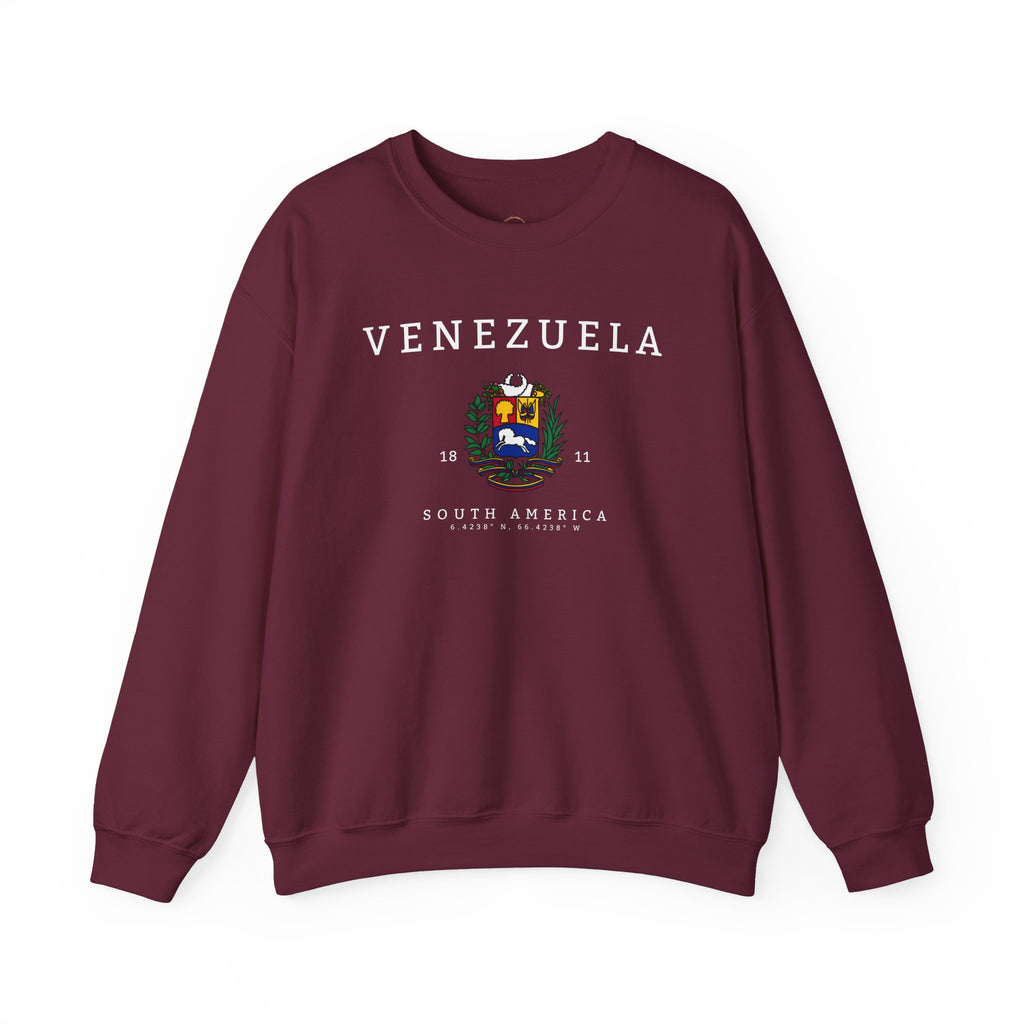Venezuela Sweatshirt - South American Gift, Unisex Crewneck Jumper, Venezuela