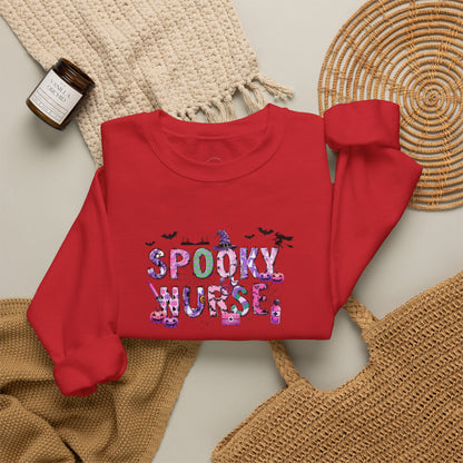 Spooky Nurse Sweatshirt – Cute Halloween Nurse Crewneck