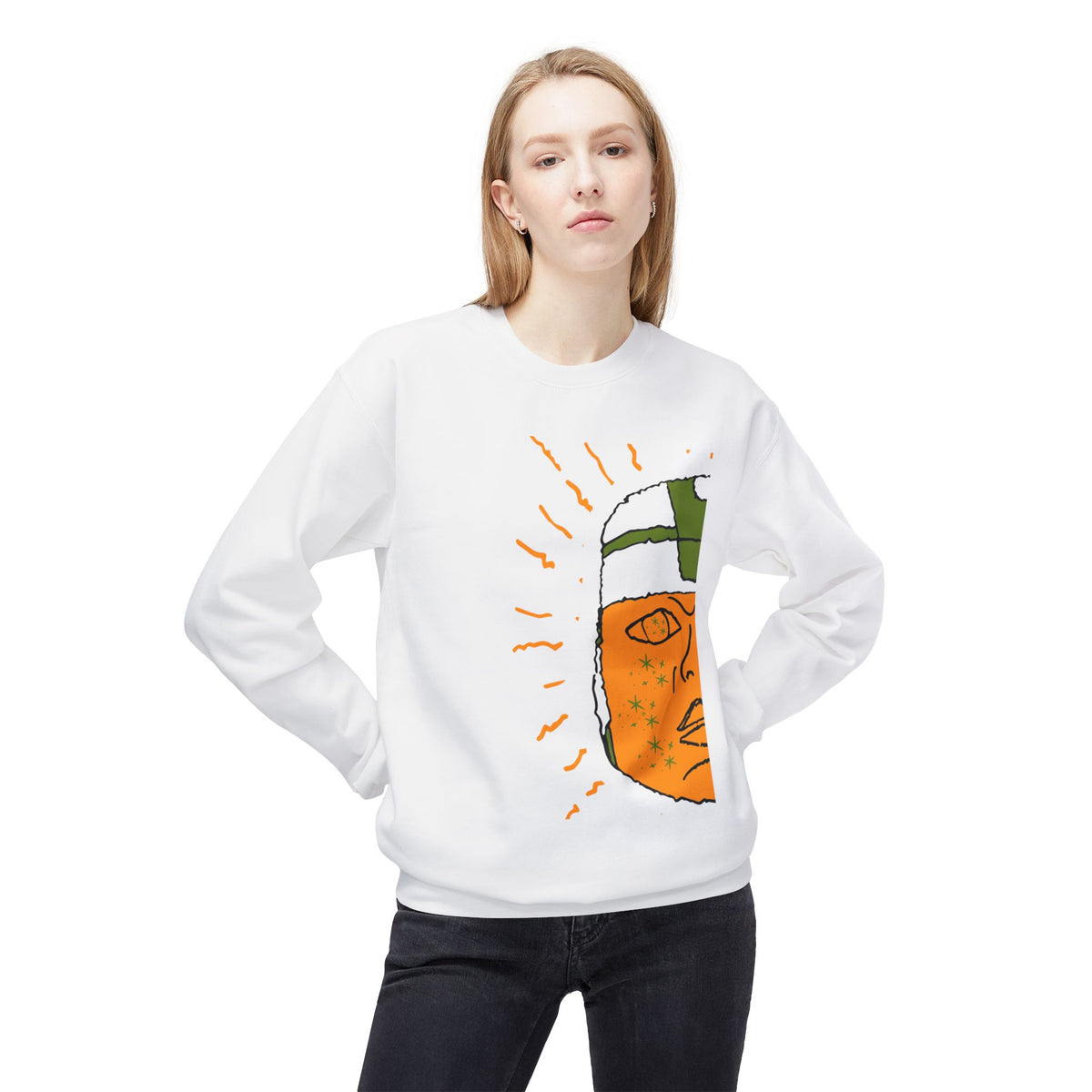 Cozy Crewneck Sweatshirt, Unique Gift for Art Lovers, Unisex Fall Fashion Essential, Softstyle Fleece Pullover, Everyday Wear