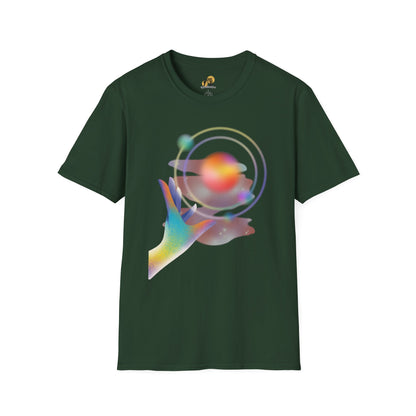 Gradient Hand-Illustration Unisex T-Shirt, Soft T-Shirt, Casual Wear, Trendy Top, Gift for Friends, Graphic Tee