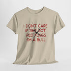 I don't care red flags t shirt men