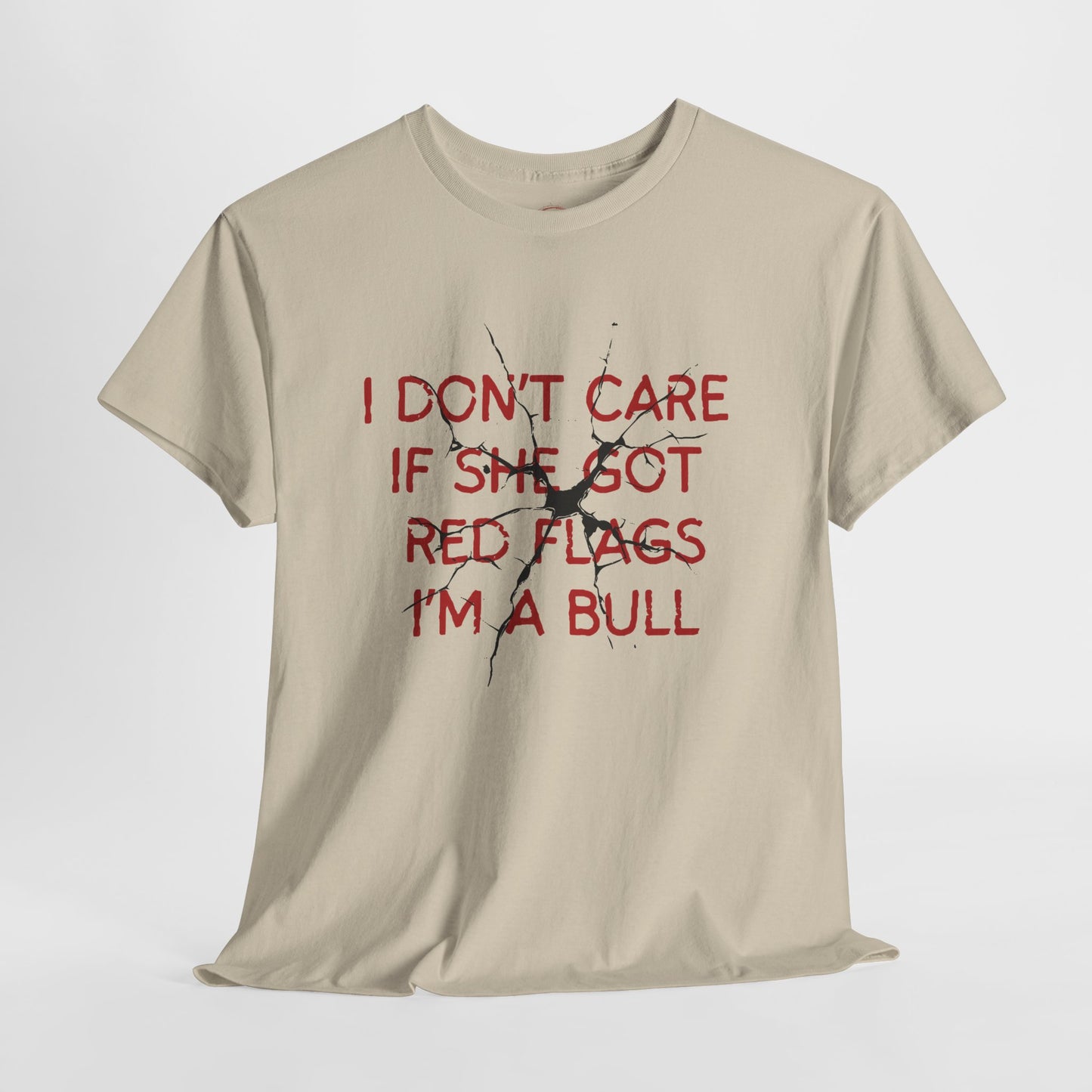 I don't care red flags t shirt men
