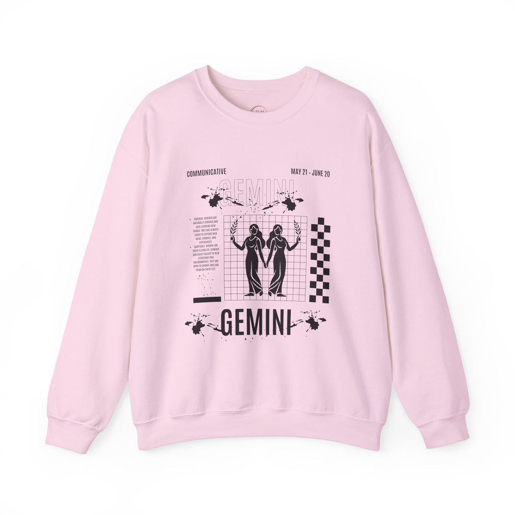 Gemini Zodiac Unisex Sweatshirt, Astrology Crewneck Jumper, Horoscope Pullover