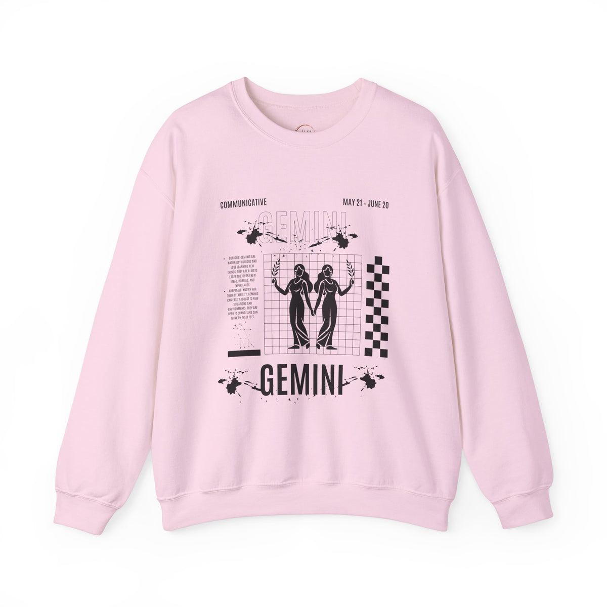 Gemini Zodiac Unisex Sweatshirt, Astrology Crewneck Jumper, Horoscope Pullover