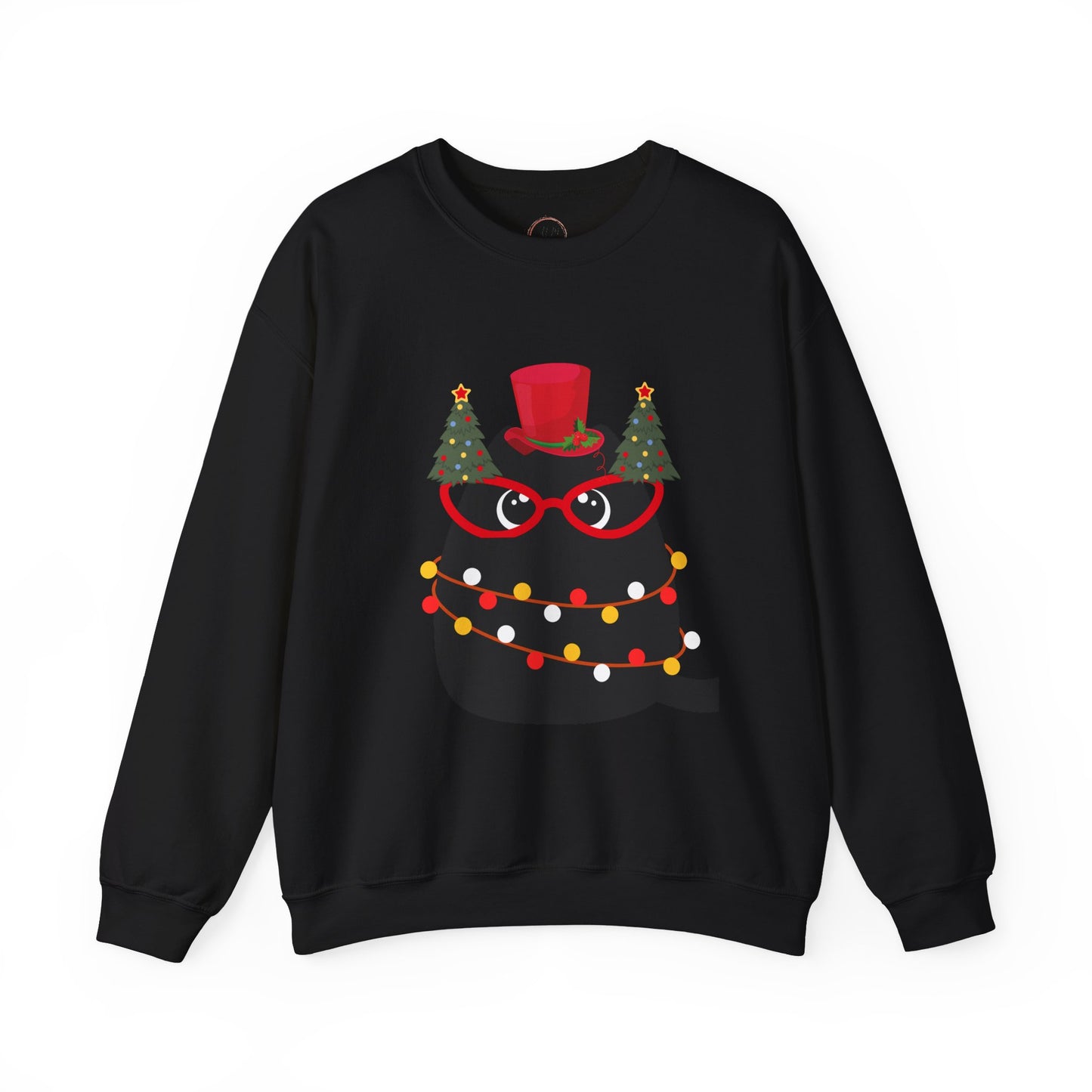 Christmas Cat Crewneck Sweatshirt