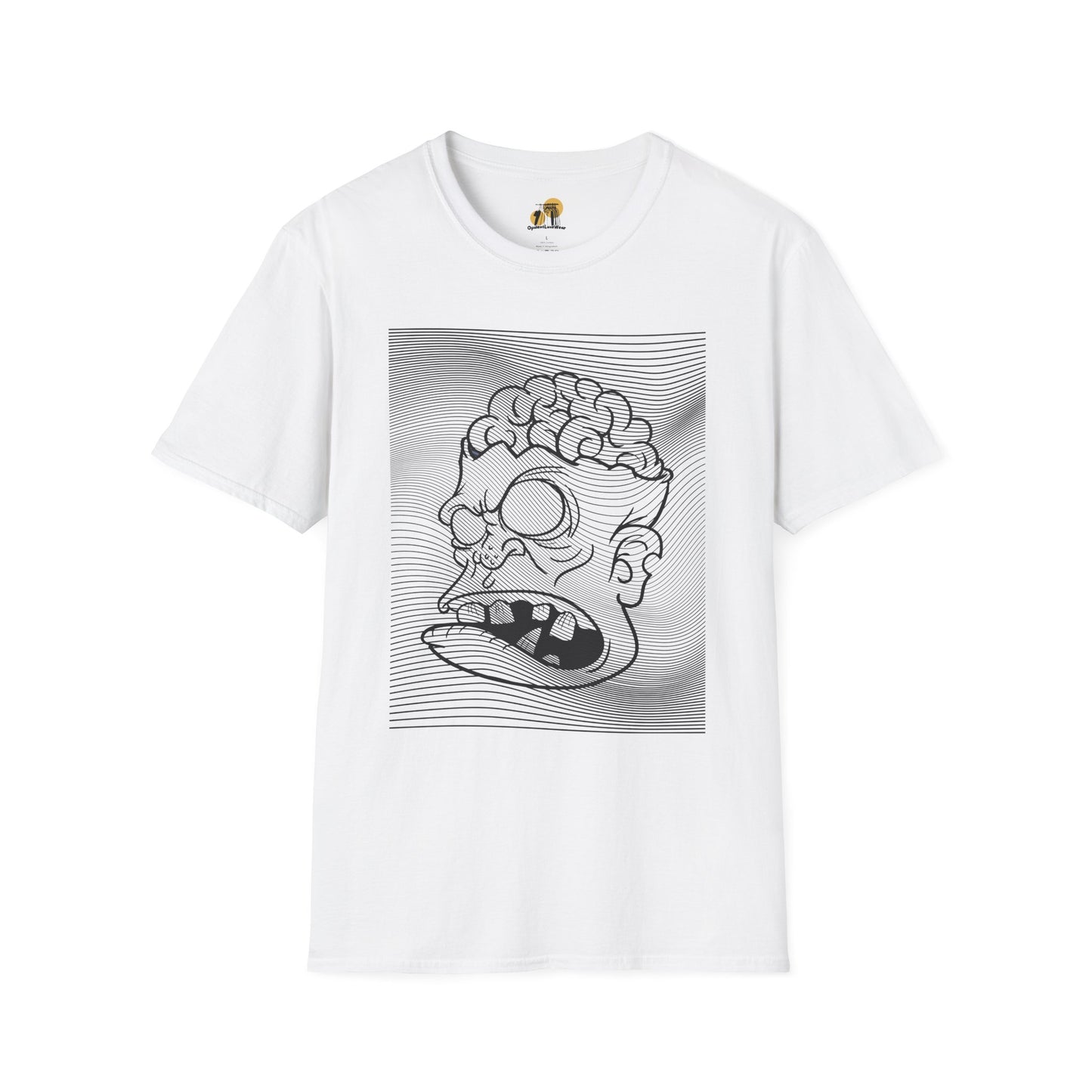 Edgy Graphic T-Shirt for Casual Wear, Funny Humor Design, Great for Gifts & Parties - Unisex Softstyle Tee, Halloween Shirt