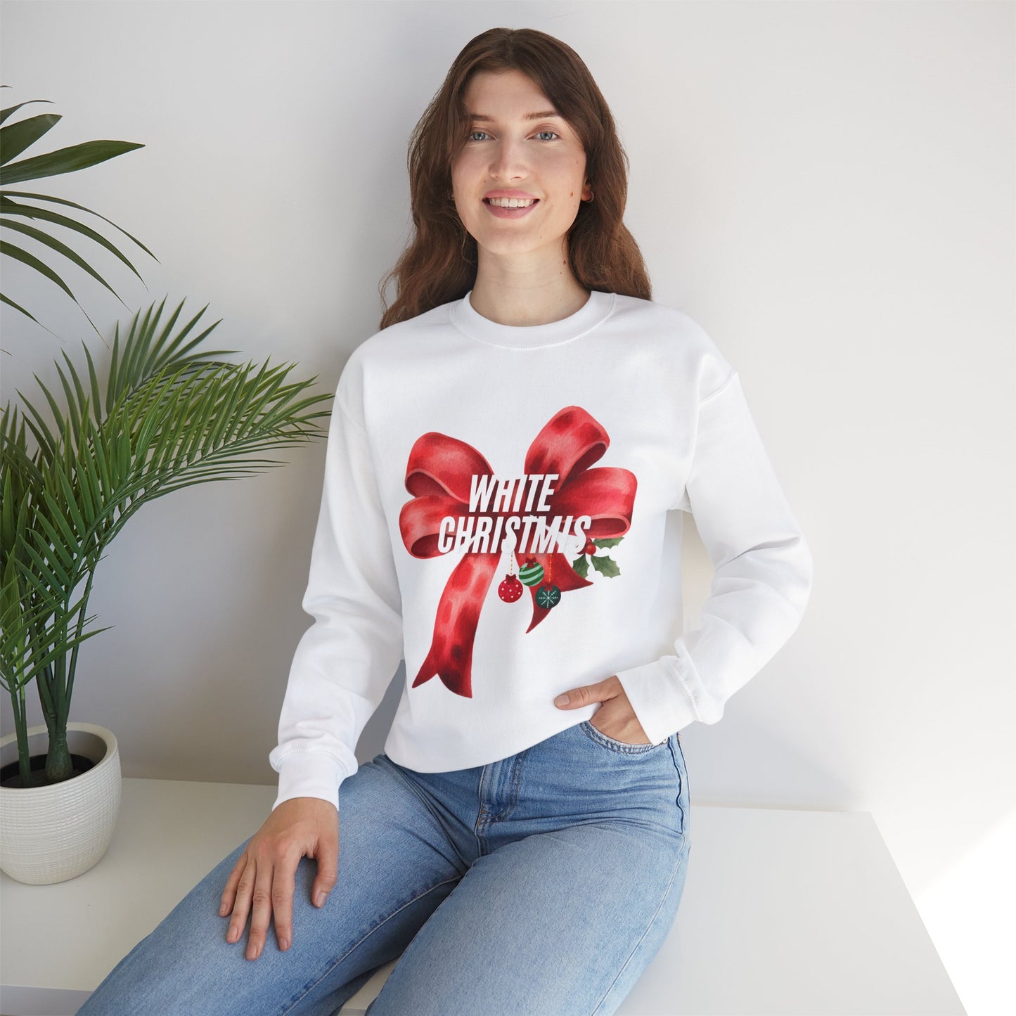 White Christmas Crewneck Sweatshirt