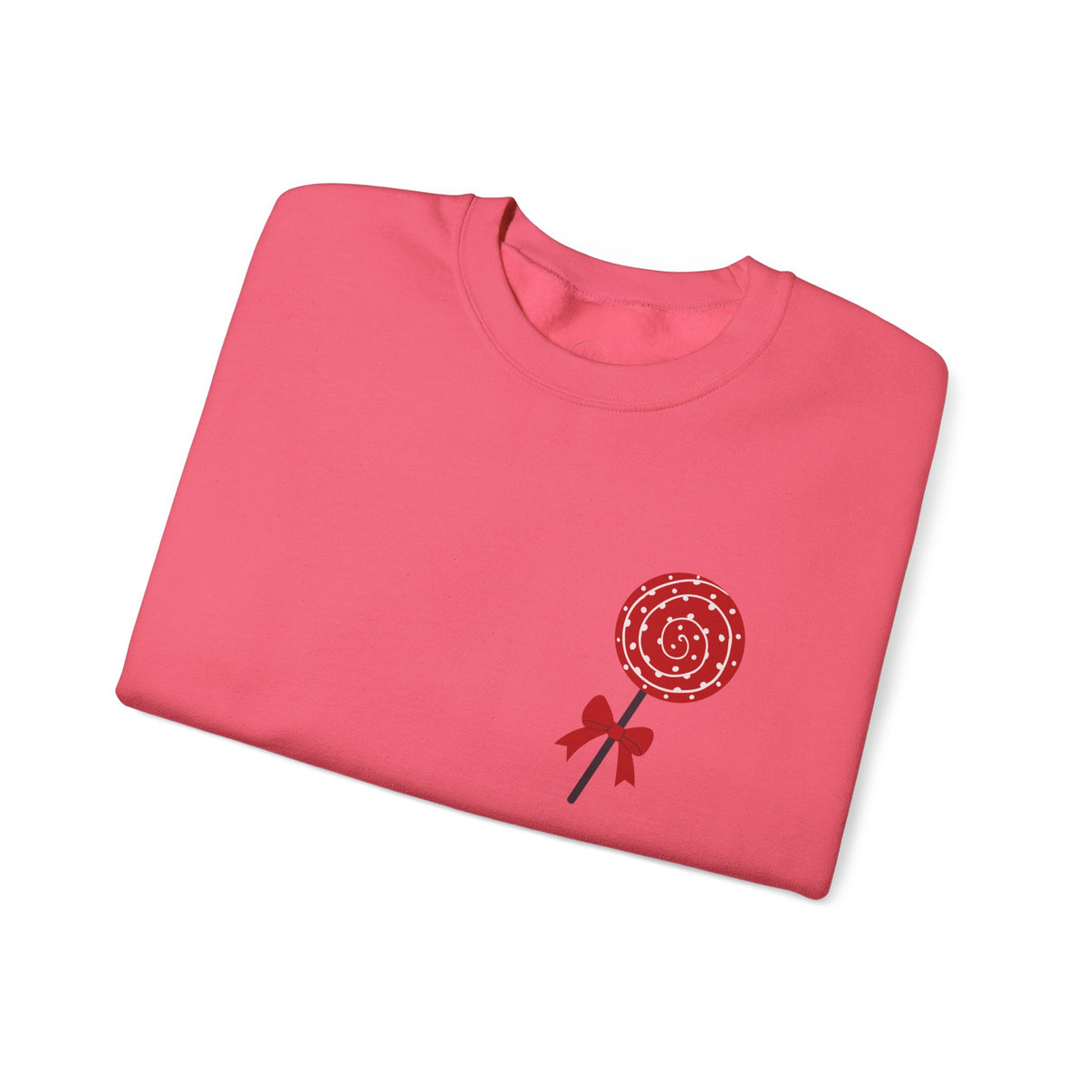 Valentine's Day Sweet Candy Sweatshirt, Pink Red Cute Unisex Crewneck Jumper,