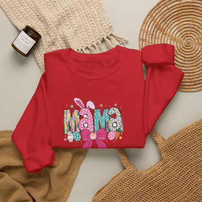Mama Floral Ribbon Sweatshirt