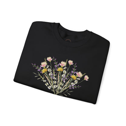 Wild Flowers Unisex Crewneck Sweatshirt