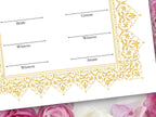 Premium Nikkah Contract , Custom Nikkah Nama | Islamic Wedding Contract, Digital, Printable Nikkah Certificate , Intricate. NT222
