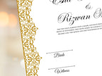 Nikkah Certificate Digital Download Personalised, A4, A3, Template, Editable, Nikkah Nama, Nikkah Contract, Muslim Contract. NN243