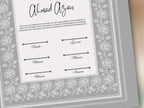 Rose Nikkah Certificate Template, Editable Nikkahnama, Printable Nikah Contract, Muslim Contract, Nikkah Islamic Marriage Contract.NN256