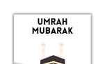 Personalized Couple Umrah Mubarak Template, Umrah Gift, Digital Print , Umrah Wishes, Editable Template, A2, A3, A4, A5, Pdf Template. UM3