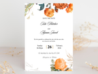 Wedding Invitation Bundle, RSVP, Thank You Card, Table Card, Menu Card, Reception Card, Details Card. WI250
