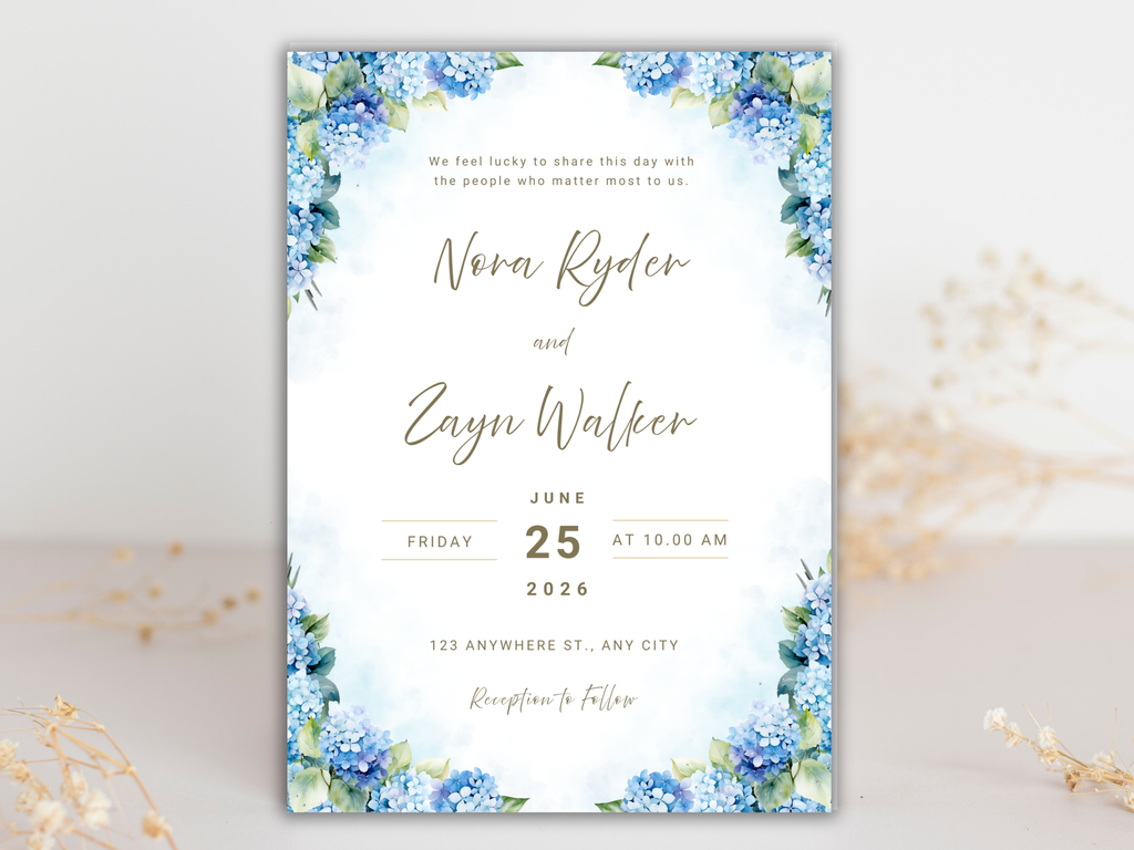 Wedding Invitation Bundle, RSVP, Thank You Card, Table Card, Menu Card, Reception Card, Details Card. WI230