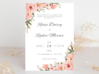 Wedding Invitation Set, RSVP, Wedding Invitation, Details, Editable, Template, WI225