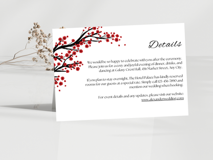 Wedding Invitation Set, RSVP, Wedding Details, Wedding Bottle Label Template, WI277