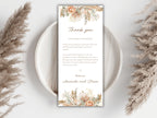 Place Card & Thank You Card Template. WI193