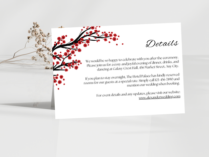 Wedding Invitation Bundle, RSVP, Thank You Card, Table Card, Menu Card, Reception Card, Details Card. Wedding Bottle Label. WI278