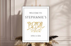 Bridal Shower Sign, Minimalist Bridal Shower Decorations, Bridal Shower Welcome Sign, Bridal Shower Invitation, Bridal Shower Poster, WS57