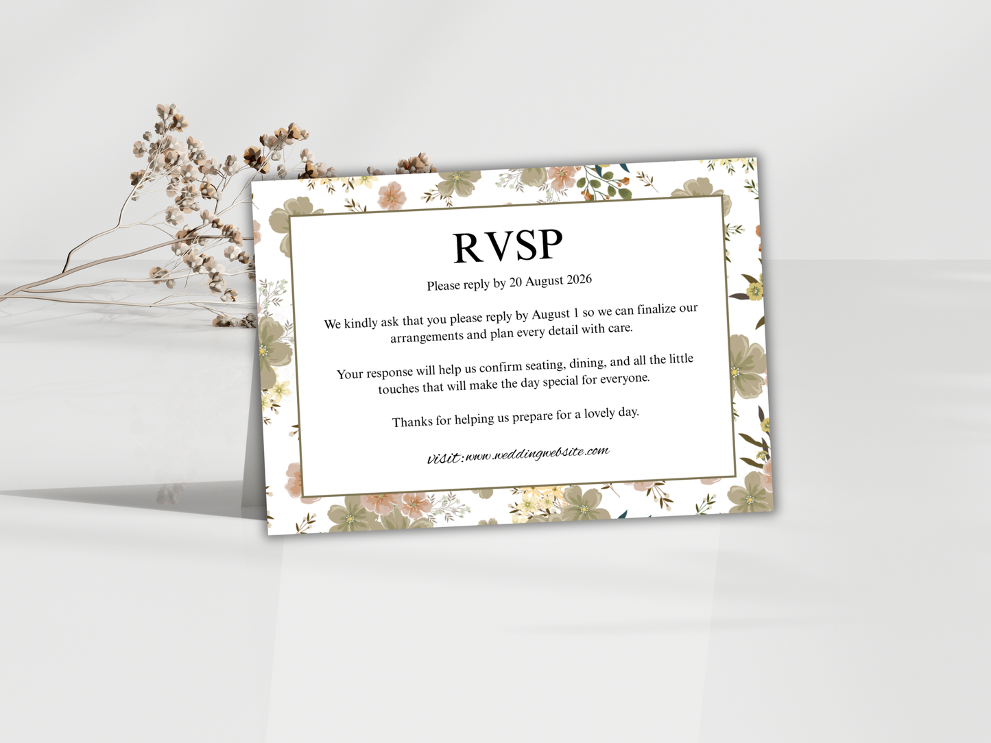 Wedding Invitation Set, RSVP, Wedding Details, Wedding Bottle Label Template, WI285