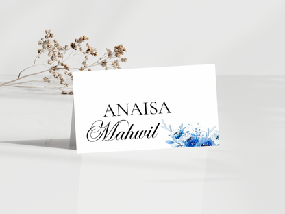 Wedding Menu Card Template, Table Card Thank you Card. WI267