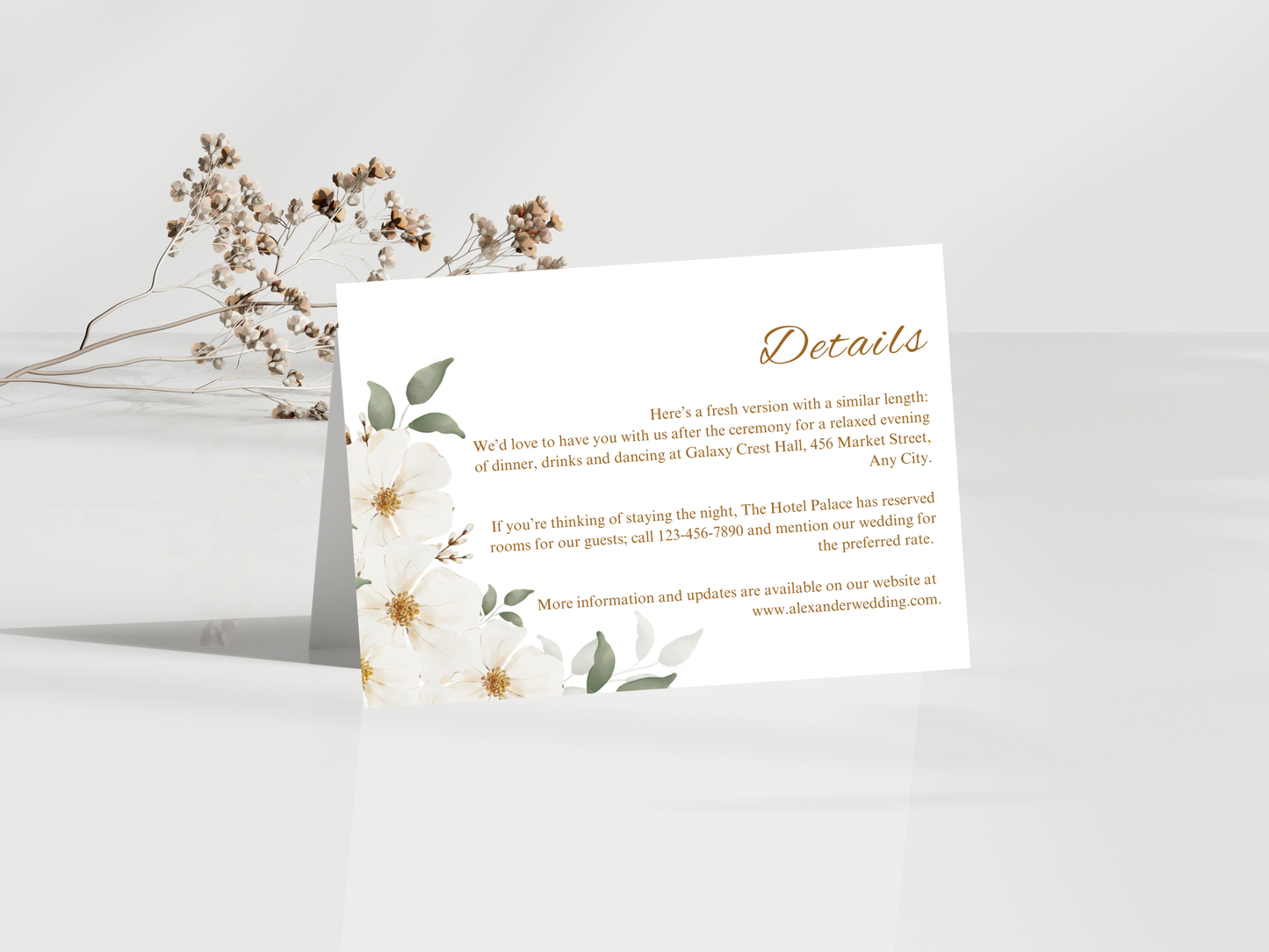 Wedding Invitation Set, RSVP, Wedding Details, Wedding Bottle Label Template, WI281