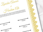 Nikkah Certificate Digital Download Personalised, A4, A3, Template, Editable, Nikkah Nama, Nikkah Contract, Muslim Contract. NN268