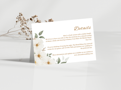 Wedding Invitation Bundle, RSVP, Thank You Card, Table Card, Menu Card, Reception Card, Details Card. Wedding Bottle Label. WI282