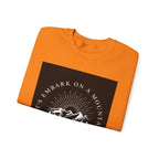 Mountain Adventure Crewneck Sweatshirt - Hiking Apparel, Outdoor Adventure