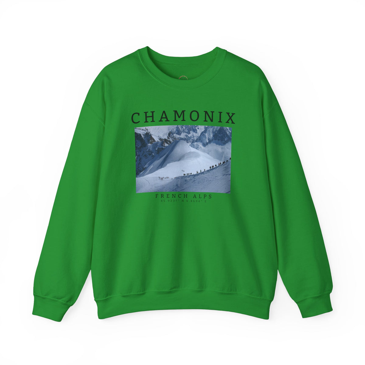 Chamonix Sweatshirt, Chamonix Sweater, Alpine Style Sweatshirt, Ski Sweatshirt Unisex