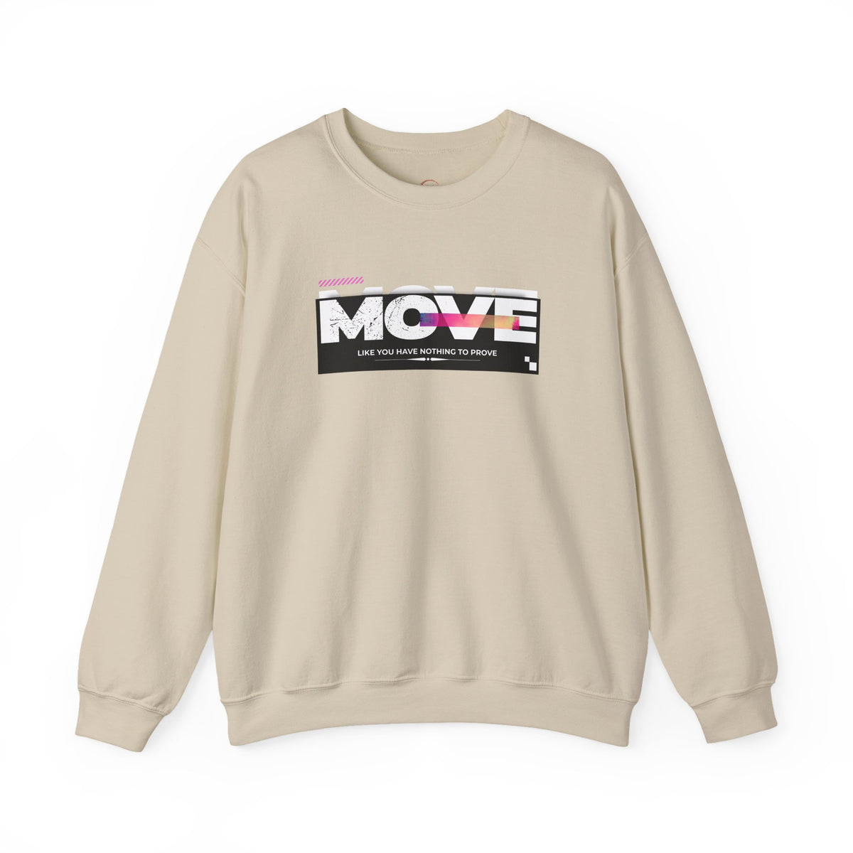Move Retro Glitch Crewneck Sweatshirt
