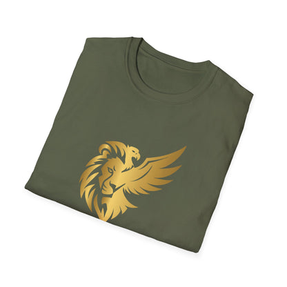 Majestic Lion Wing T-Shirt - Unisex Graphic Tee for Animal Lovers and Adventurers