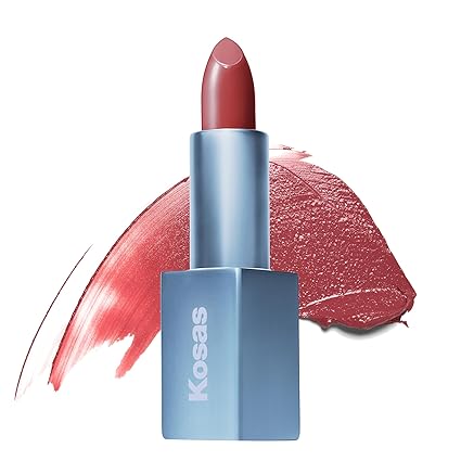 Kosas Weightless Lip Color Nourishing Satin Lipstick - High Impact Lip Color with Clean Formula - Daydream