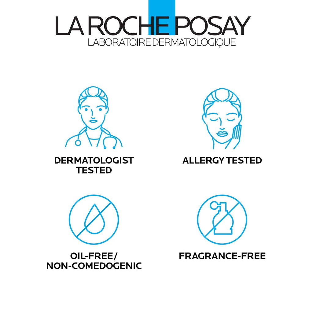 La Roche-Posay Effaclar Adapalene Gel 0.1% Acne Treatment, Retinoid Cream, Acne Medication Gel For Blackheads & Whiteheads, Oil Free, Helps Clear And Prevent Blemishes & Clogged Pores