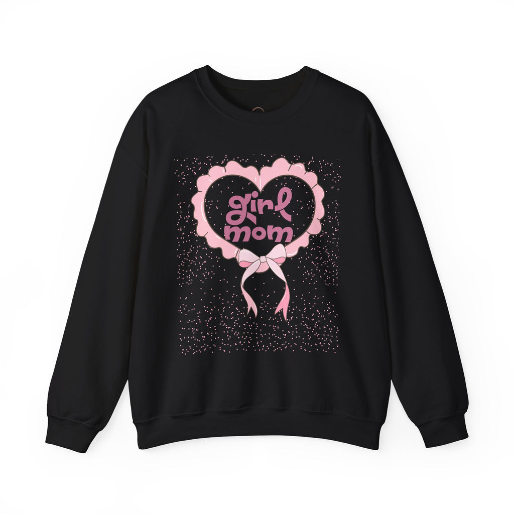 Girl Mom Sweatshirt, Motherhood Gift, Mom Life Apparel, Crewneck Jumper,