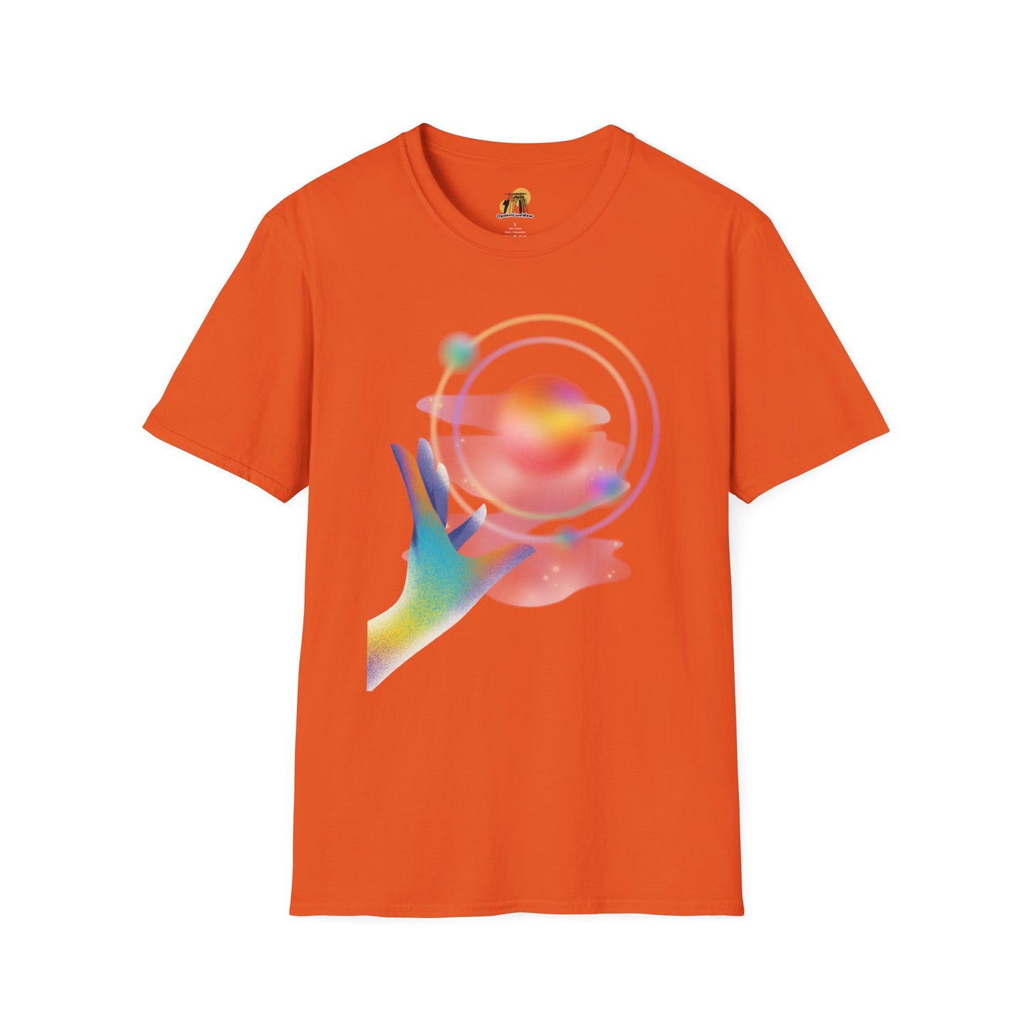 Gradient Hand-Illustration Unisex T-Shirt, Soft T-Shirt, Casual Wear, Trendy Top, Gift for Friends, Graphic Tee