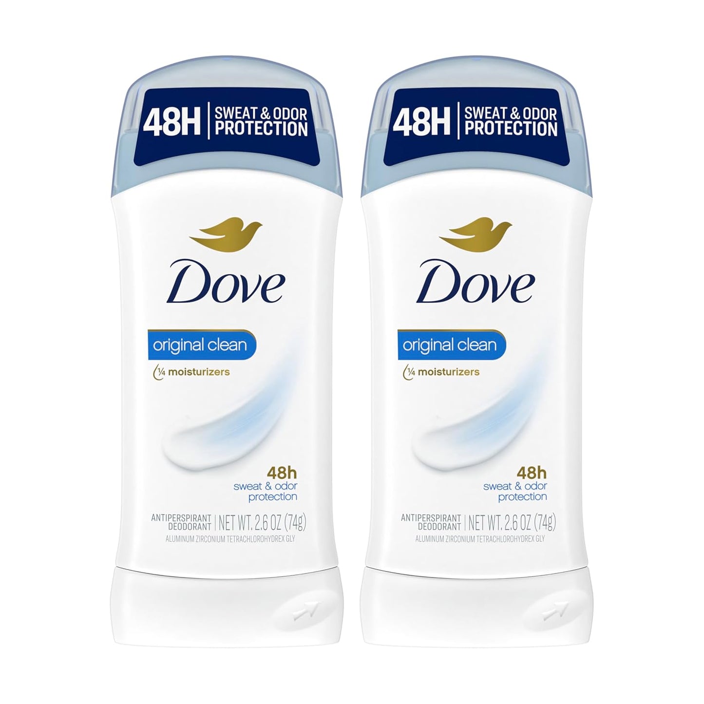 Dove Invisible Solid Antiperspirant Deodorant Stick 2 Count