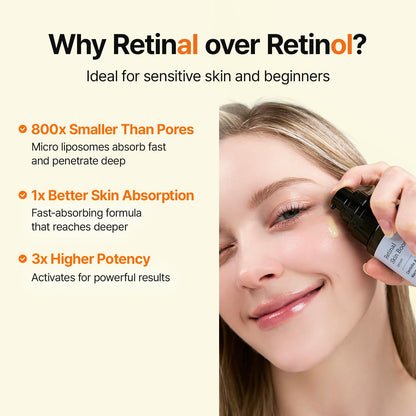 MEDITHERAPY Retinal Skin Booster Serum – Beginner-Friendly, Anti-Aging, Non-Irritating Retinol for Face and Body – Pore Minimizer, Wrinkle Treatment – Korean Skin Care, 5.07 Fl. Oz Large Size